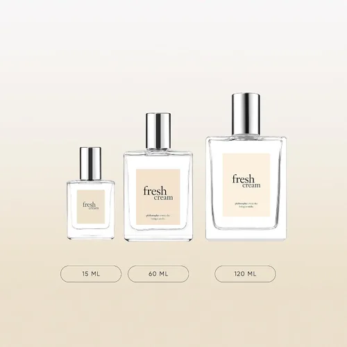 Miniatura 6 de Philosophy Fresh Cream Eau de Toilette - Perfume femenino dulce y cautivador - con notas de vainilla, heliotropo y haba tonka - fragancia de larga