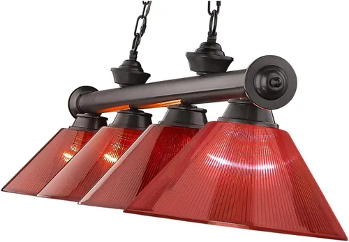 Miniatura 6 de Z-Lite 2306-4BRZ-PRD - Colgante de billar con cordón, 4 luces, 240 vatios totales, bronce