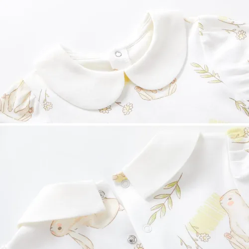Miniatura 79 de pureborn Vestido de bebé niña 0-24 meses