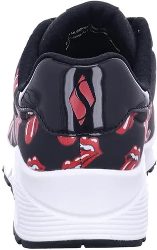 Miniatura 4 de Skechers Zapatos deportivos X Uno Rolling Stones NegroRojo para mujer