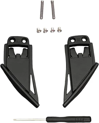 Miniatura 8 de Kit de pivote de casco, base de visera, accesorios de casco para AGV PISTA GPR, PISTA GPRR, CORSA-R piezas de repuesto (base negra)