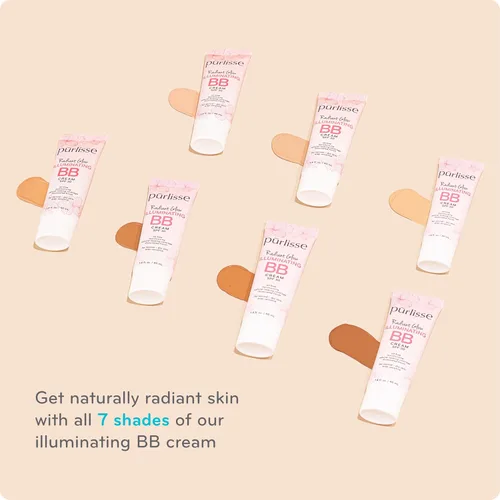 Miniatura 6 de pūrlisse Radiant Glow Illuminating BB Cream con SPF 30 – Glow BB Cream enriquecida con Goji y bayas de espino para piel húmeda – Ayuda a mejorar