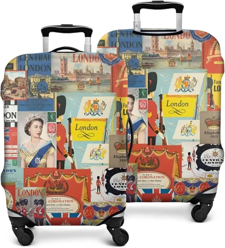 Miniatura 2 de France Paris Tower - Funda protectora para equipaje, diseño de torre Eiffef, funda elástica para maleta de 18242832 pulgadas, Funda para equipaje-10