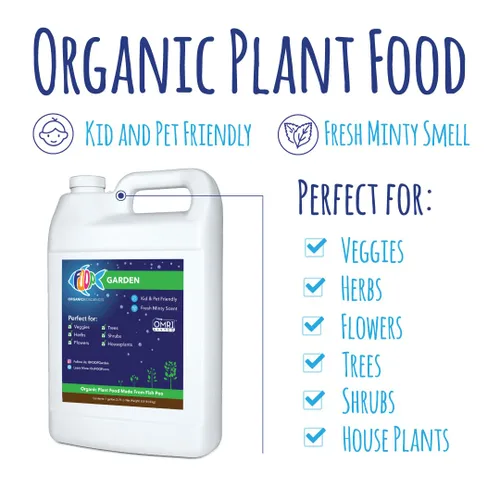 Miniatura 2 de FOOP Garden - Alimento orgánico líquido para plantas hecho de estiércol de pescado (con aroma fresco a menta) Alternativa de fertilizante