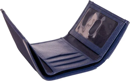 Miniatura 87 de Nautica Men's Trifold Wallet RFID Blocking Protection ID Window Card Slots Genuine Leather Durable