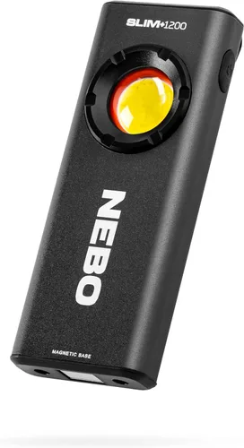 Miniatura 8 de NEBO Linterna de bolsillo SLIM 500 lúmenes, mini luz de trabajo EDC recargable, base magnética y brillo regulable, duradera y resistente al agua