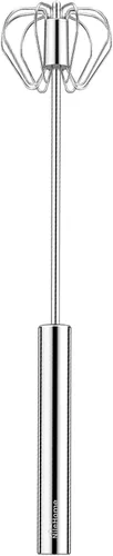Miniatura 14 de NileHome Juego de mini batidores de acero inoxidable de 5 y 7 pulgadas para cocina, pequeños batidores de alambre para cocinar, batir, mezclar