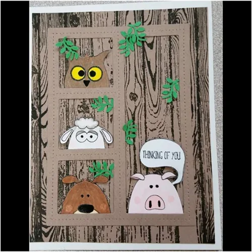 Kwan Crafts Hello Best Friend Miss You Merry Christmas - Sellos transparentes para decoración de tarjetas y álbumes de recortes