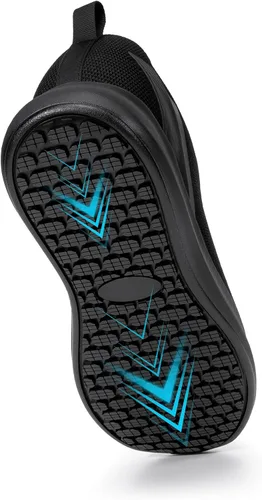 Miniatura 2 de LARNMERN Zapatos de trabajo para hombres antideslizantes para cocinero, zapatos de cocina, impermeables, antideslizantes, zapatos trabajo