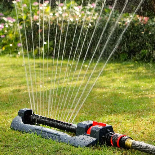 Miniatura 2 de Eden 94105 Aspersor Esencial Oscilante para Césped y Jardín con Control de Ancho y Flujo