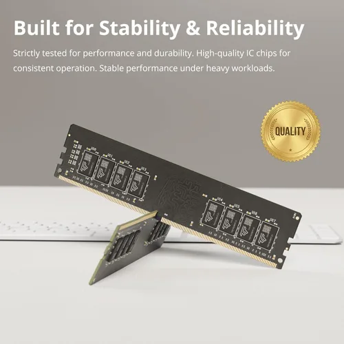 Miniatura 5 de Timetec Elite Kit de 32 GB (2 x 16 GB) DDR4 2400 MHz (PC4-2400T) PC4-19200 UDIMM RAM de escritorio - 288 pines 1.2V CL17 sin ECC sin búfer DIMM