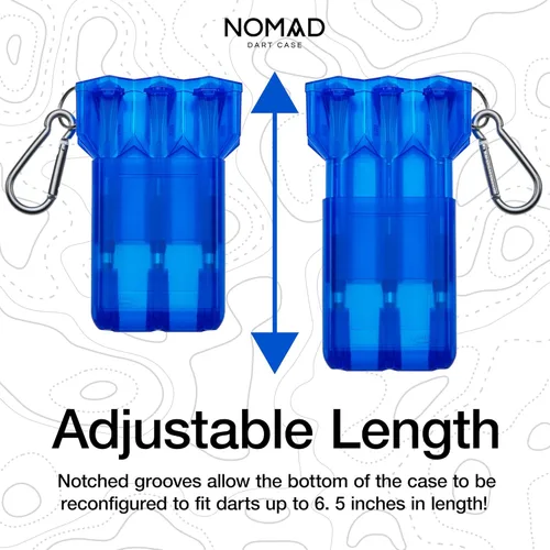 Miniatura 4 de Casemaster de GLD Products - Estuche ajustable para dardos Nomad Azul