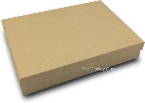 Miniatura 3 de TheDisplayGuys For Your Modern Living The Display Guys, Paquete de 25 cajas de cartón de papel de cartón relleno de algodón de 7 1/8 x 5 1/8 x 5 1/8
