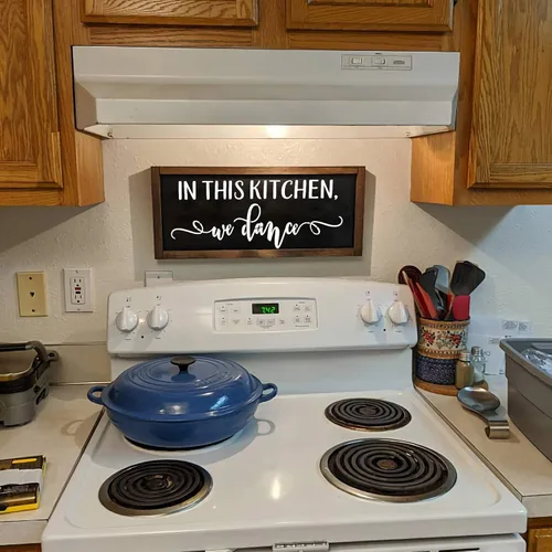 Miniatura 5 de 10 juegos de plantillas de cocina de granja, plantillas de pintura de letrero rústico de panadería casera para decoración de pared de comedor