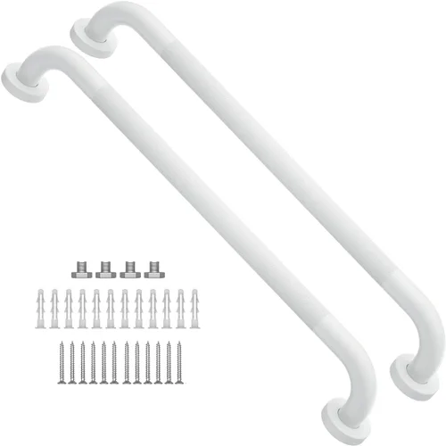 Miniatura 22 de Barra de agarre antideslizante de 12 pulgadas para ducha, Munzong, barra de baño de acero inoxidable, barra de equilibrio de baño satinada