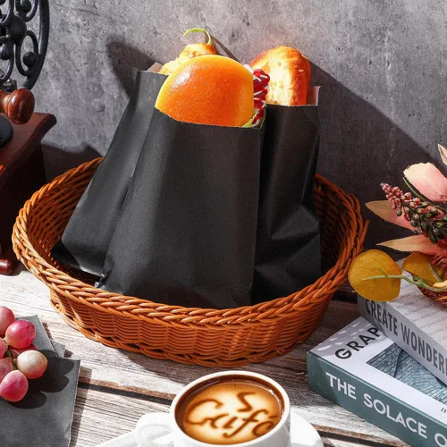 Miniatura 6 de Lallisa 1000 bolsas de vidrio de 5 x 7 pulgadas, bolsas de papel encerado, fundas para galletas, bolsas de papel de cera para sándwich para fiesta