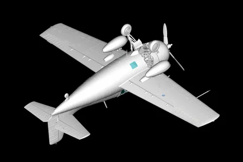Miniatura 3 de Hobby Boss Kit de construcción de modelo de avión F4F-3 Wildcat (tardío)