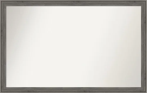 Miniatura 362 de Amanti Art Espejo personalizado, espejo de baño gris plomo a rayas, espejo de pared o espejo de tocador de baño sobre el fregadero