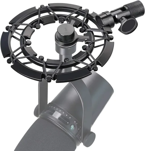 Miniatura 9 de SUNMON Shure MV7 Pop Filter - Cubierta de espuma para parabrisas de micrófono profesional compatible con micrófono Shure MV7 Podcast para minimizar