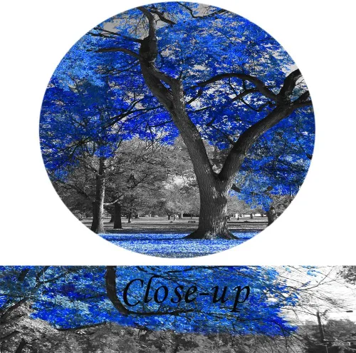 Miniatura 5 de Kreative Arts cuadro de lienzo con pintura de árbol azul