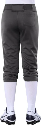Miniatura 3 de Stelle Pantalones de sóftbol para niñas, pantalones de béisbol para jóvenes, pantalones de lanzamiento rápido con bolsillos, camiseta para niños
