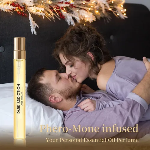 Miniatura 2 de PUREU Perfumes con feromonas para mujeres y hombres Ámbar Vainilla Perfume de feromonas de larga duración Perfumes de aceite de colonia para hombres
