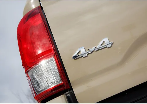 Miniatura 5 de Adhesivo de metal para placa de identificación 4 x 4 para camioneta Tundra 2005-2018 camiones/SUV/Pickup (plateado)