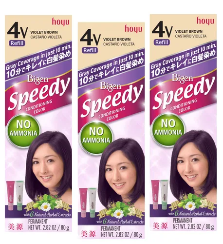 Miniatura 12 de Bigen Recambio de color Speedy Conditioning: 4A Ash Brown - Paquete de 3