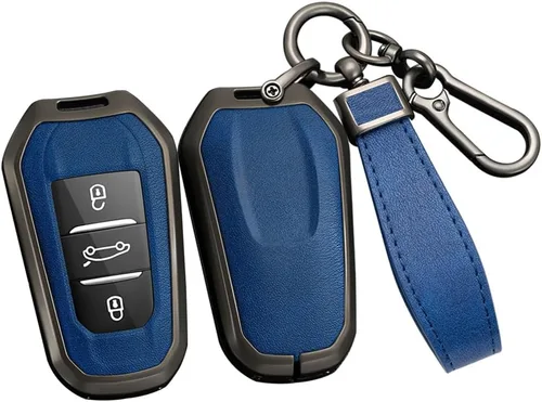 Miniatura 12 de ontto Carcasa de metal para llave de automóvil para Peugeot 508/2008/3008/5008, 5008, funda para llave de control remoto inteligente para Citroen C3
