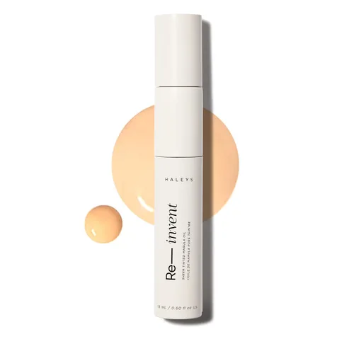 Miniatura 11 de HALEYS Re-invent - Aceite de marula teñido transparente (medio/bronceado neutro), tinte para la piel, hidratante BB tintado, base tintada, aceite E.