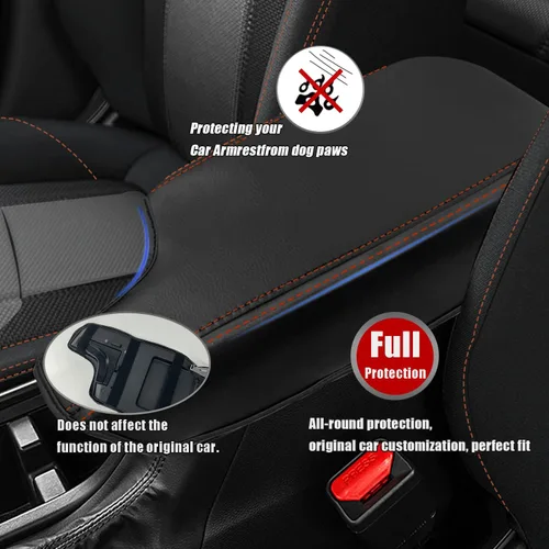 Miniatura 4 de Accesorios de decoración, protector de prevención de arañazos, funda para reposabrazos de consola central de automóvil para Subaru Crosstrek