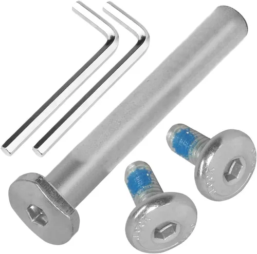 Miniatura 10 de Piezas de Scooter para Niños Hex Lock para Delantero y Trasero Masculino y Femenino M8 Tornillos para Ejes de Reparación de Herramientas