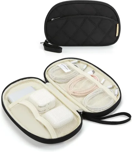 Miniatura 12 de BAGSMART Bolsa Organizadora de Cables para Viaje, S, Hinchado