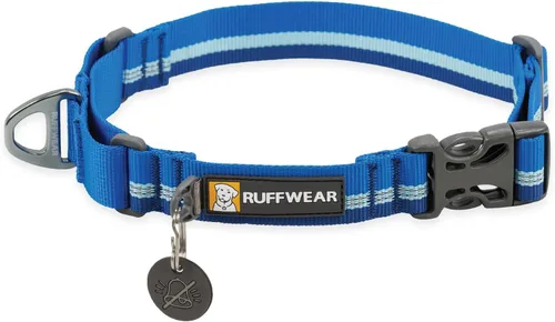 Miniatura 12 de Ruffwear, Web Reaction - Collar para perro, hebilla de seguridad a prueba de escapes, collar martingala antideslizante ajustable con correas Tubelok