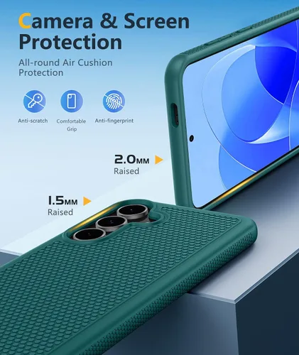 Miniatura 189 de FNTCASE Funda para iPhone 17 Pro: Fundas delgadas translúcidas de color azul claro compatibles con MagSafe, protección completa de la cámara