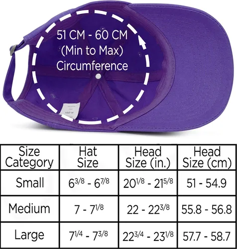 Miniatura 76 de DALIX Gorra de béisbol para papá, lisa, para hombre, mujer, algodón, ajustable, en blanco, sin estructurar, suave