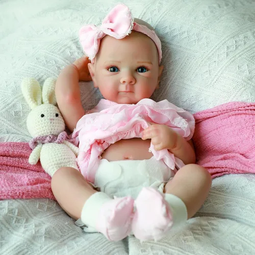 Miniatura 8 de KSBD Muñecas de bebé Reborn – Muñeca de bebé realista de 20 pulgadas, muñecas de bebé de la vida real, muñeca de bebé recién nacida realista