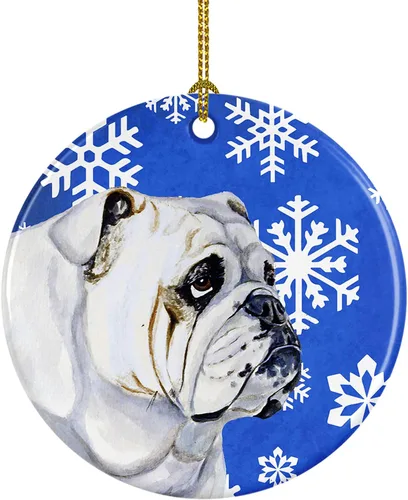 Miniatura 30 de Caroline's Treasures Cavalier Spaniel - Adorno de cerámica para colgar en el árbol de Navidad, para el hogar, Navidad, fiestas, regalo, 3 pulgadas
