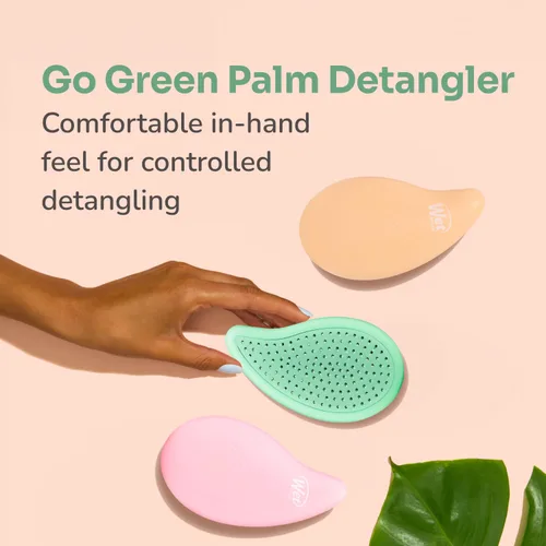 Miniatura 9 de Wet Brush Go Green - Cepillo de mano desenredante con aceite de árbol de té, cerdas ultrasuaves sin dolor que se deslizan por los enredos, protege