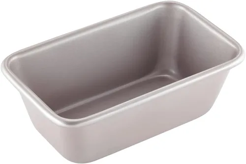 Miniatura 8 de CHEFMADE Molde rectangular para pan de 2 libras, antiadherente oblonga para pan y carne para hornear al horno (dorado champán)