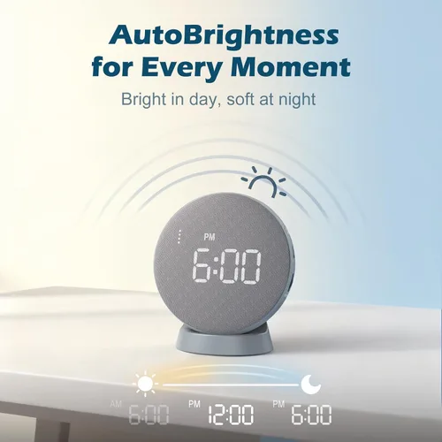 Miniatura 8 de REACHER Reloj despertador súper fuerte para personas de sueño pesado, adultos y adolescentes, reloj despertador vibratorio con vibrador de cama bajo