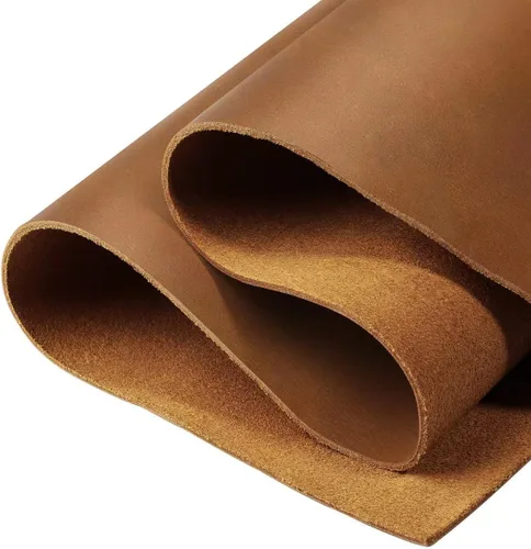 Miniatura 7 de Hojas de cuero genuino de grano completo negro para manualidades, 12"x24" (30.5x61 cm) piezas de cuero para herramientas cuadradas
