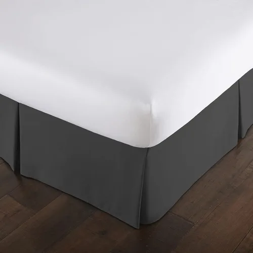 Miniatura 12 de Southshore Fine Linens VILANO Springs faldón para cama plisada, 15 pulgadas, Microfibra, Blanco brillante, gemelo