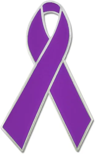 Miniatura 54 de PinMart Awareness - Pin de solapa esmaltado – Pin de cinta chapado en níquel y oro – Cinta de prevención y conciencia – Broche de joyería con parte