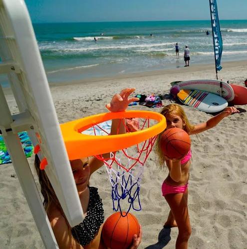 Miniatura 19 de Duncan Toys VersaHoop - Kit de aro XL de minibasket para uso en interior/exterior, aro de gran tamaño, pelota duradera, gancho de puerta, juego