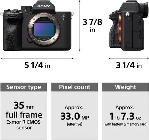 Miniatura 4 de Sony Alpha 7 IV Cámara de lente intercambiable sin espejo de marco completo con accesorios adicionales