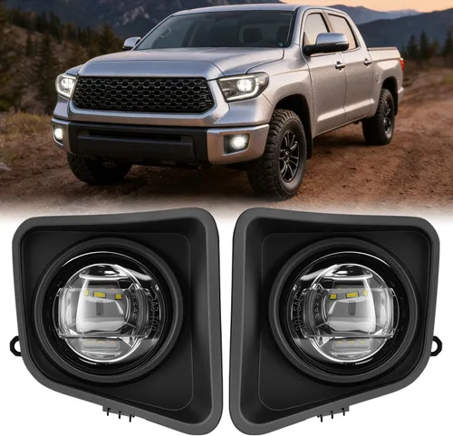 Miniatura 9 de Nilight Conjunto de luces antiniebla compatible con Toyota Tundra 2014, 2015, 2016, 2017, 2018, 2019, 2020 y 2021, lente transparente de repuesto