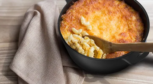 Miniatura 4 de Commercial Chef Horno holandés de 5 cuartos de galón con tapa, hierro fundido pre-sazonado, asas integradas, funciona en todas las estufas