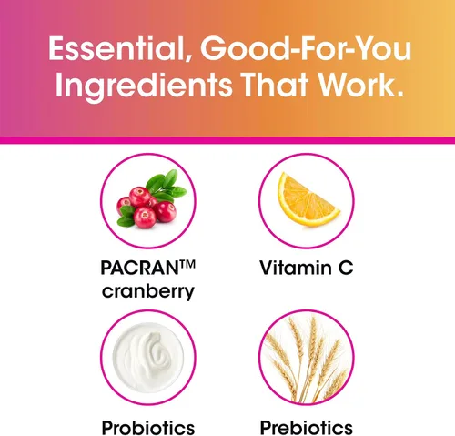 Miniatura 3 de vH essentials Probióticos para mujeres con prebióticos, arándano y vitamina C – 120 cápsulas – Paquete de 2 – Probióticos vaginales que apoyan