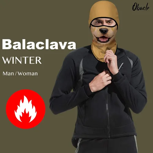 Miniatura 101 de Obacle Pasamontañas para hombres y mujeres, para invierno, clima frío, esquí, ciclismo, caza